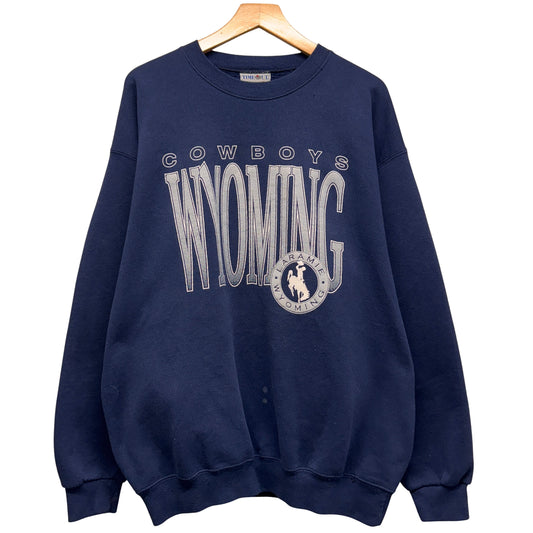 Vintage Wyoming Cowboys Crewneck Sweatshirt XL