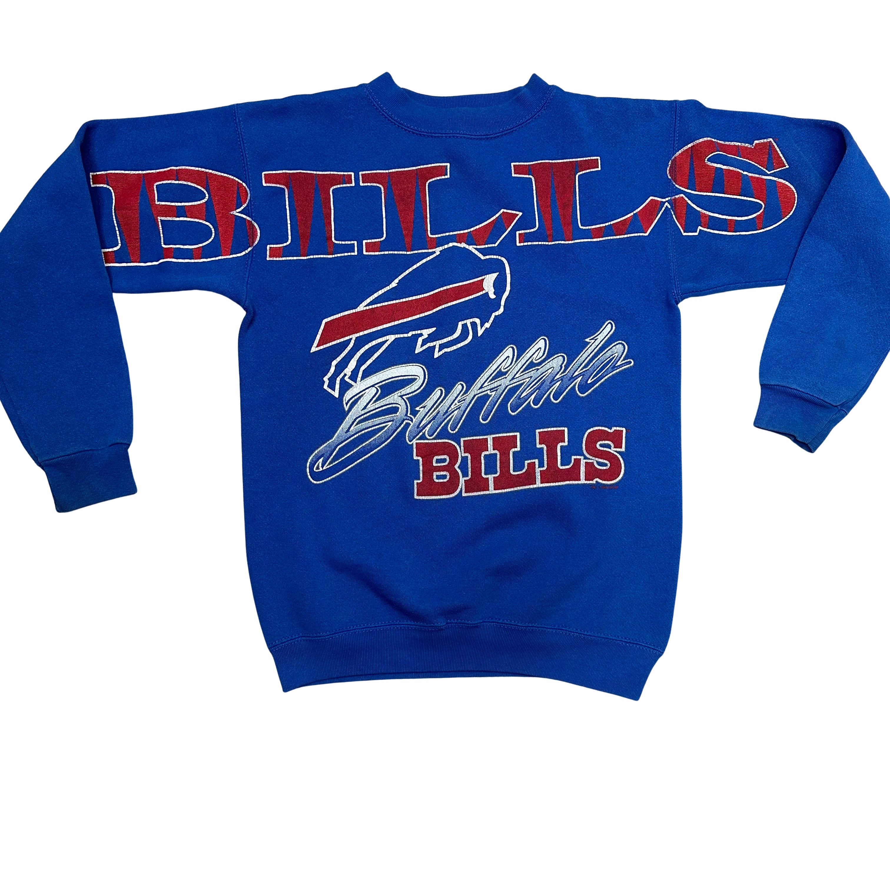 Vintage Buffalo Bills Cross Script Crewneck Sweatshirt Women’s Small