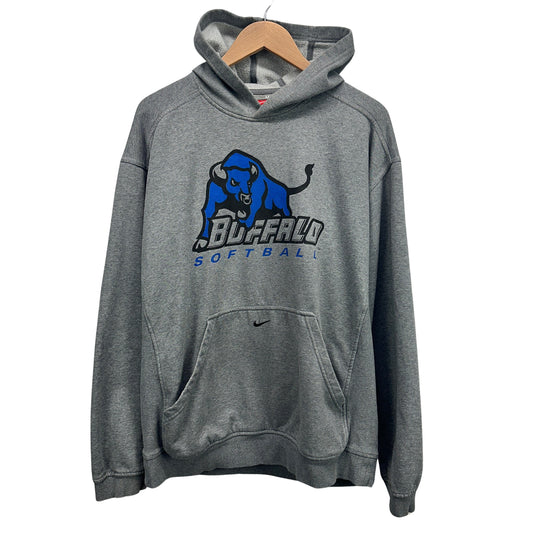 00s University at Buffalo UB Nike Hoodie Sweatshirt Medium