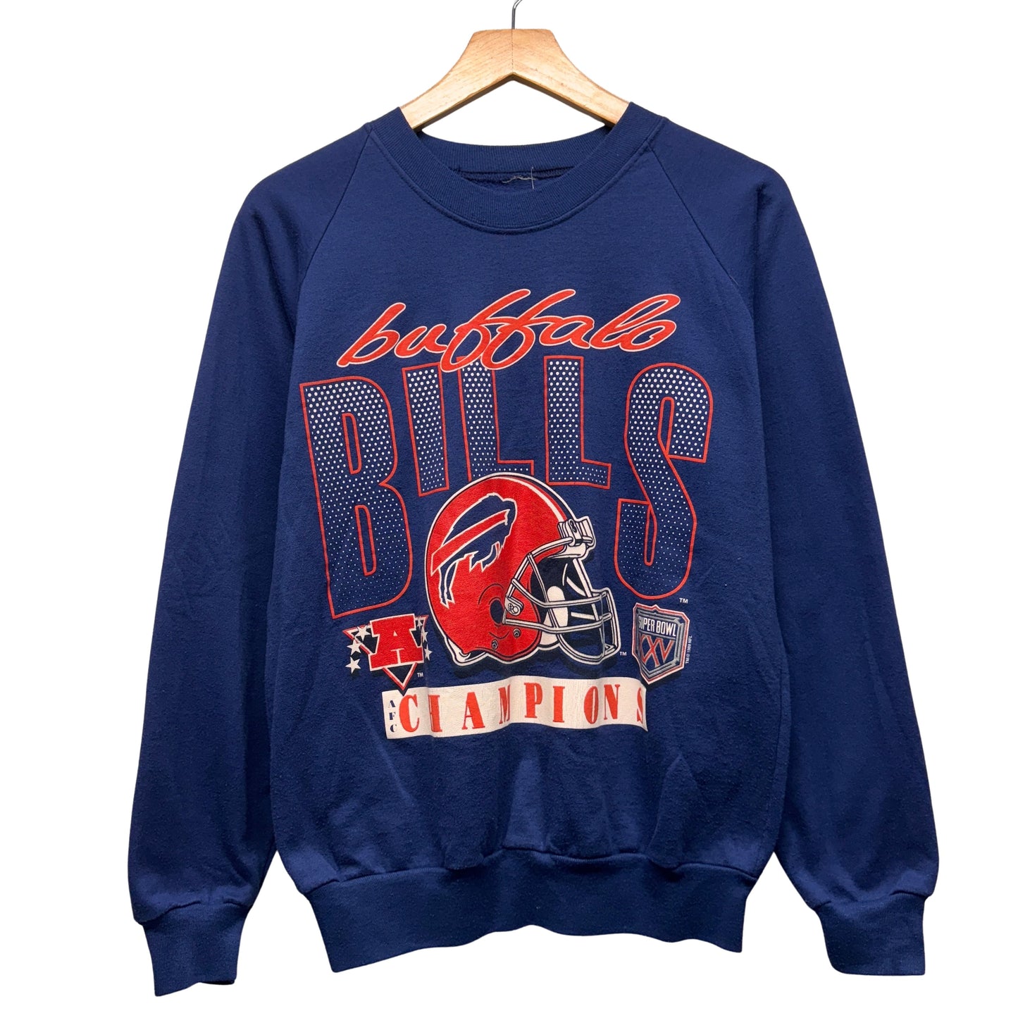 Vintage Buffalo Bills 1990 Super Bowl Crewneck Sweatshirt Small