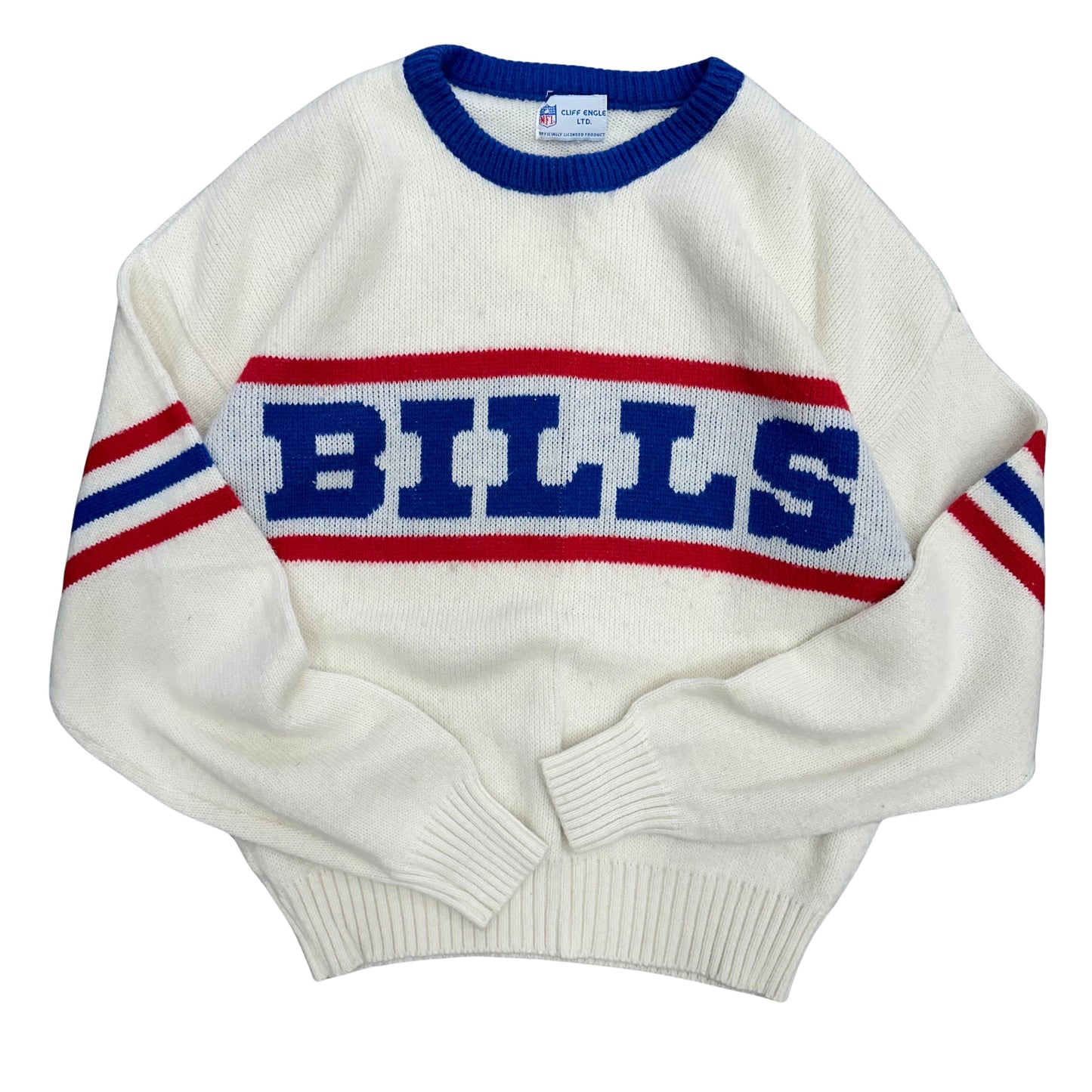 Vintage Buffalo Bills Cliff Engle Sweater Sweatshirt Large