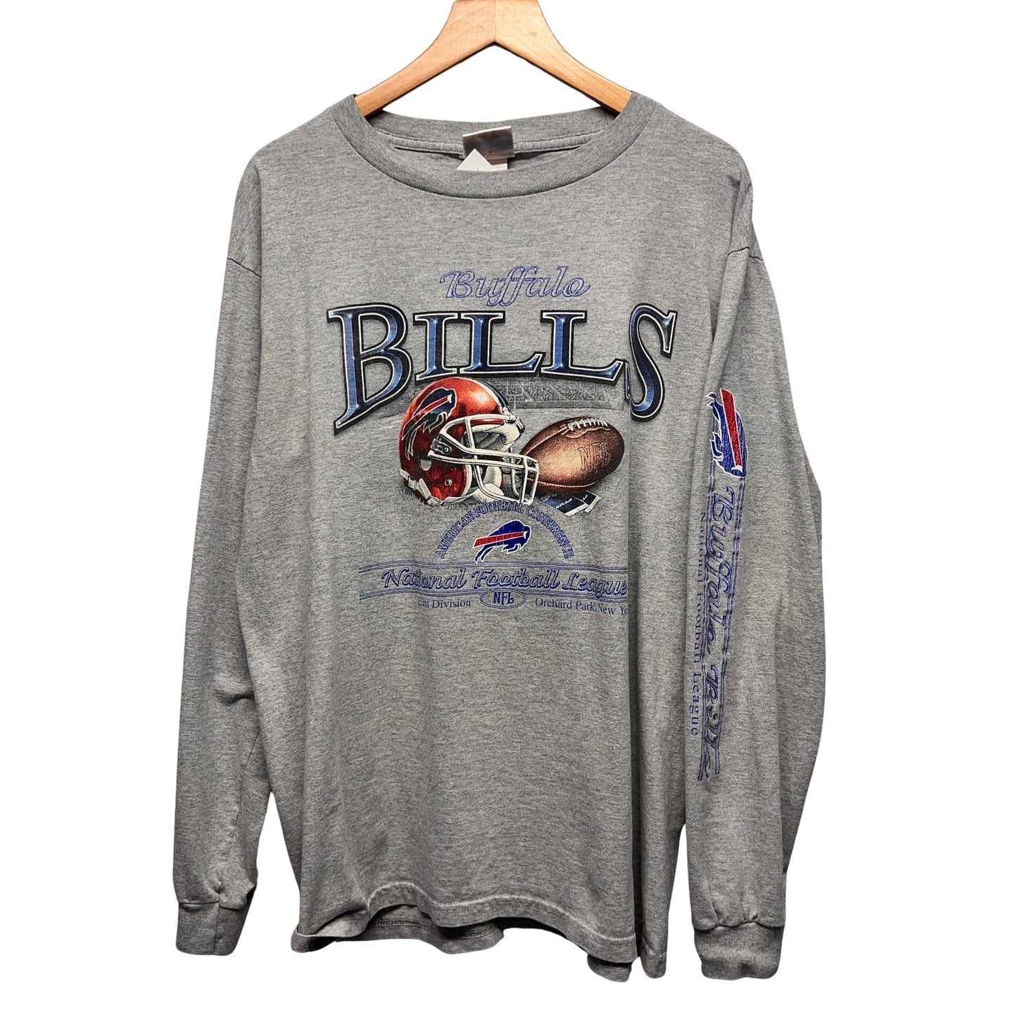 Vintage Buffalo Bills Long Sleeve Shirt Large