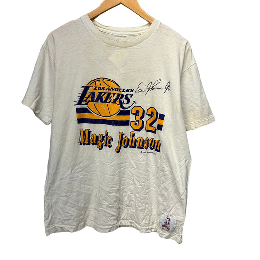 1989 Los Angeles Lakers Magic Johnson Shirt Large