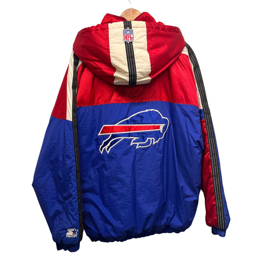 Vintage Buffalo Bills Starter Puffer Jacket Large