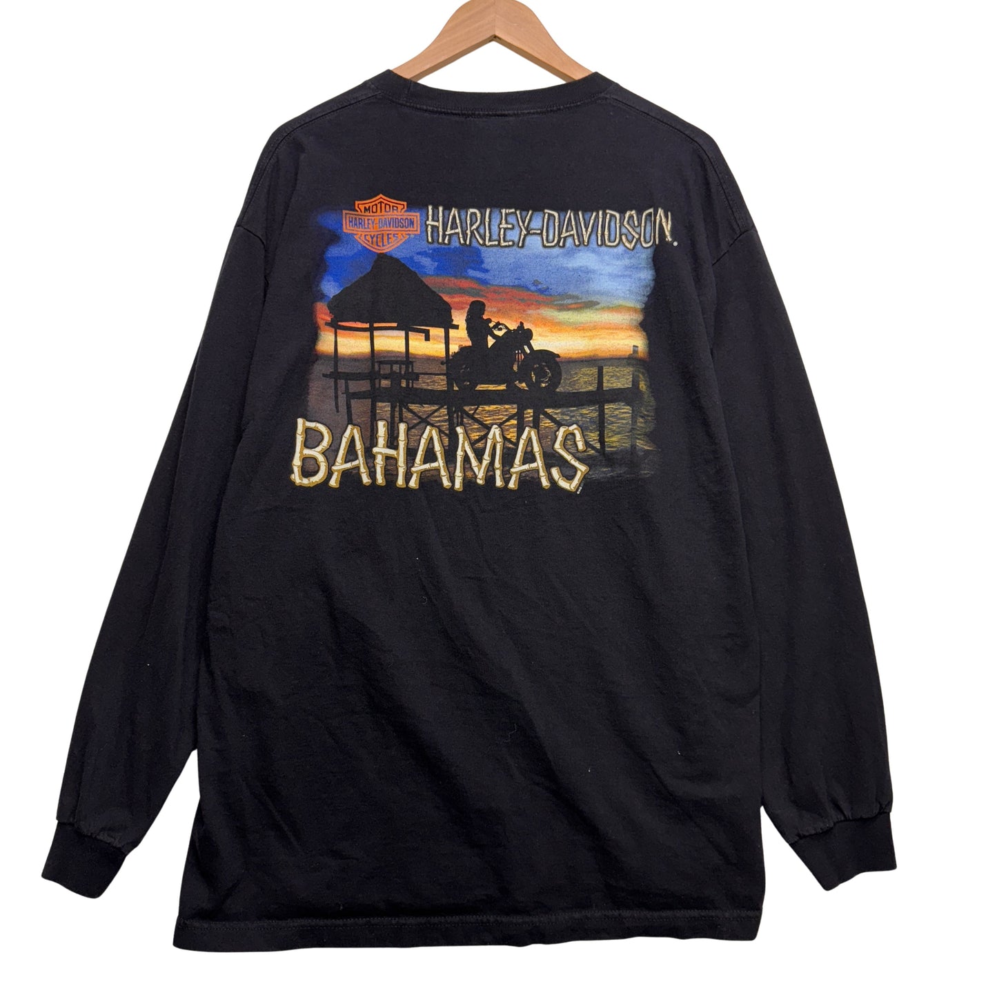 Vintage Harley Davidson Bahamas Long Sleeve Shirt XL