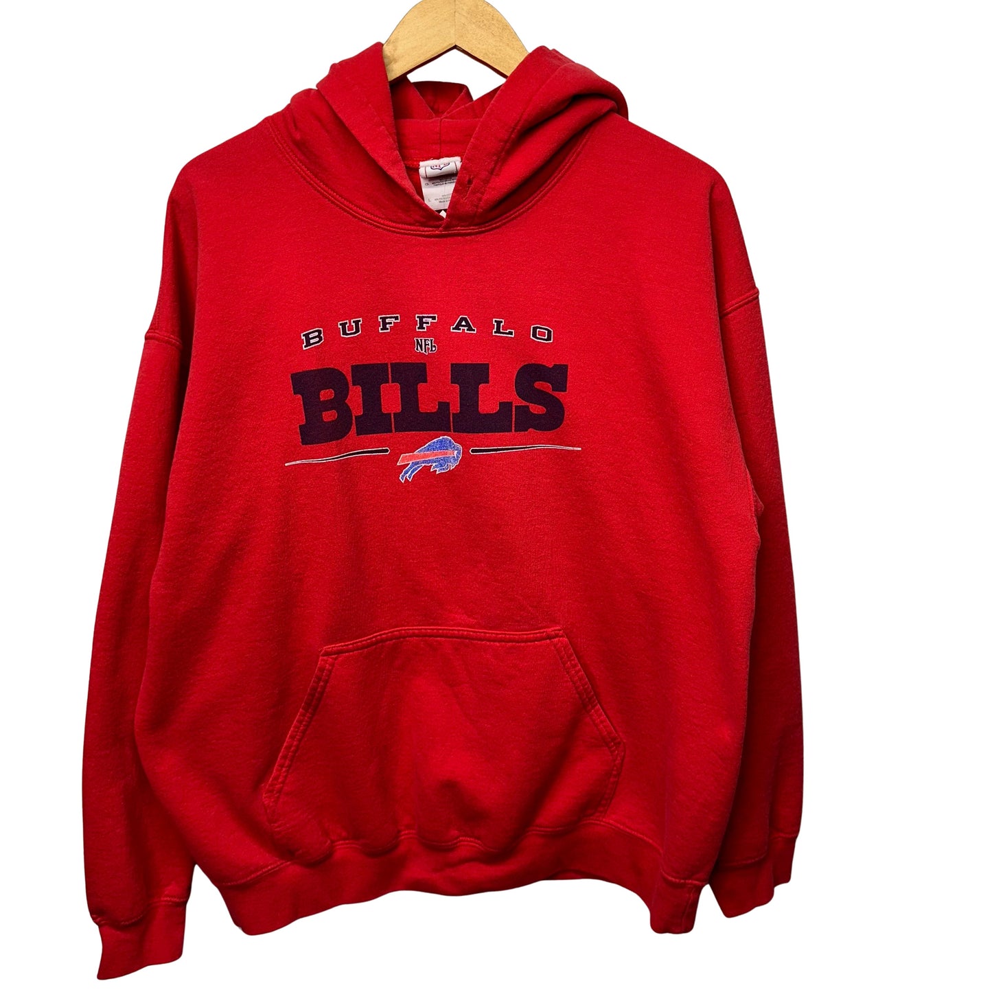 Vintage Buffalo Bills Hoodie Sweatshirt Large