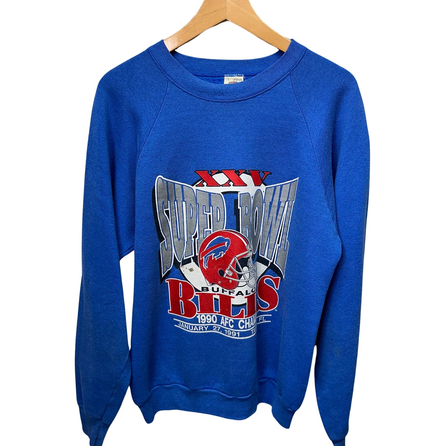 Vintage Buffalo Bills Crewneck Sweatshirt Large