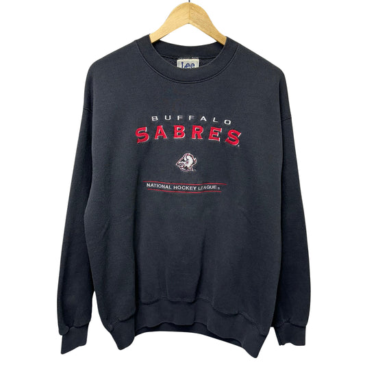 90s Buffalo Sabres Embroidered Sweatshirt Large