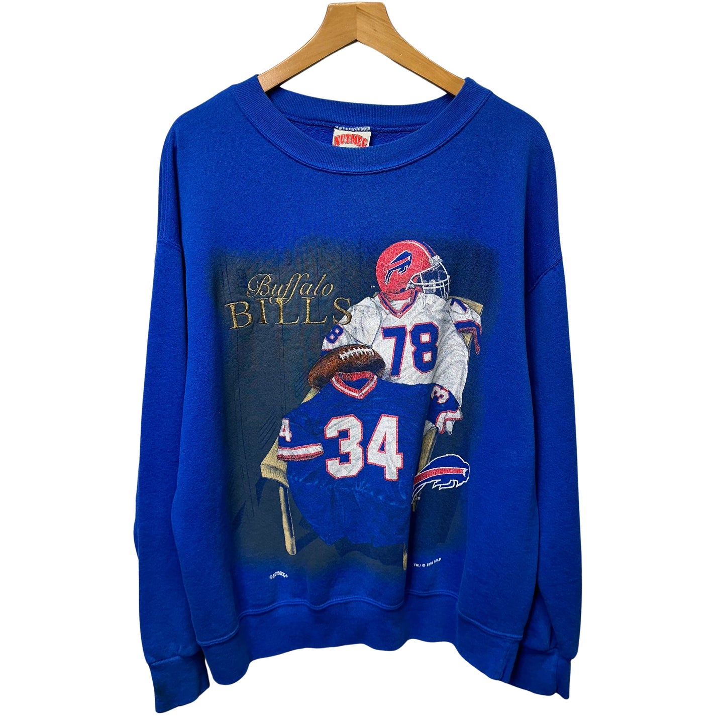 Vintage Buffalo Bills Crewneck Sweatshirt Medium