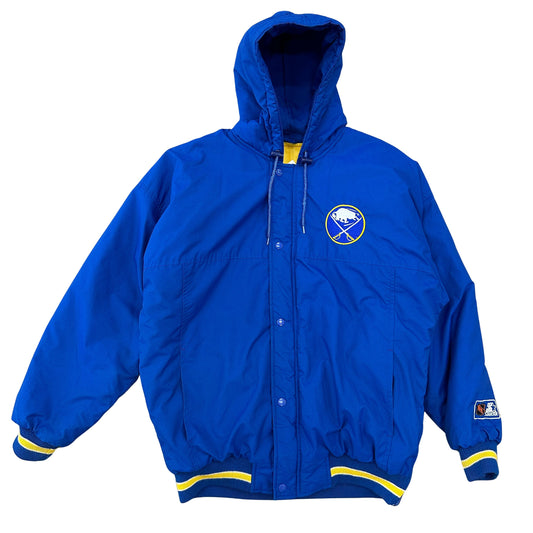 Vintage Buffalo Sabres Puffer Jacket Large