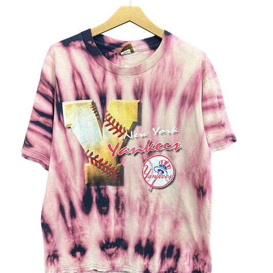 Vintage New York Yankees Tie Dye Shirt Large