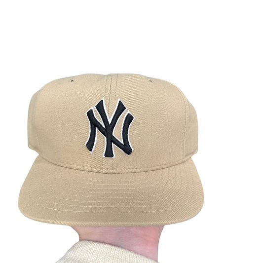 Vintage New York Yankees Earthtone New Era Fitted Hat 7 3/8