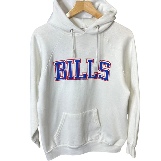 Vintage 1980s Champion Buffalo Bills Hoodie Sweatshirt Size Large