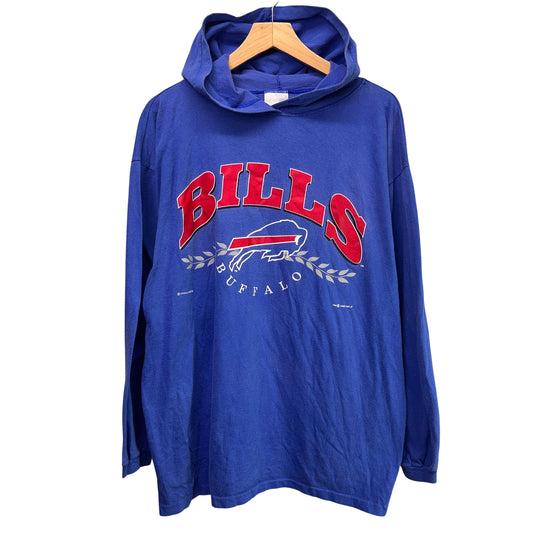 Vintage Buffalo Bills 1993 Lightweight Hoodie Shirt XL