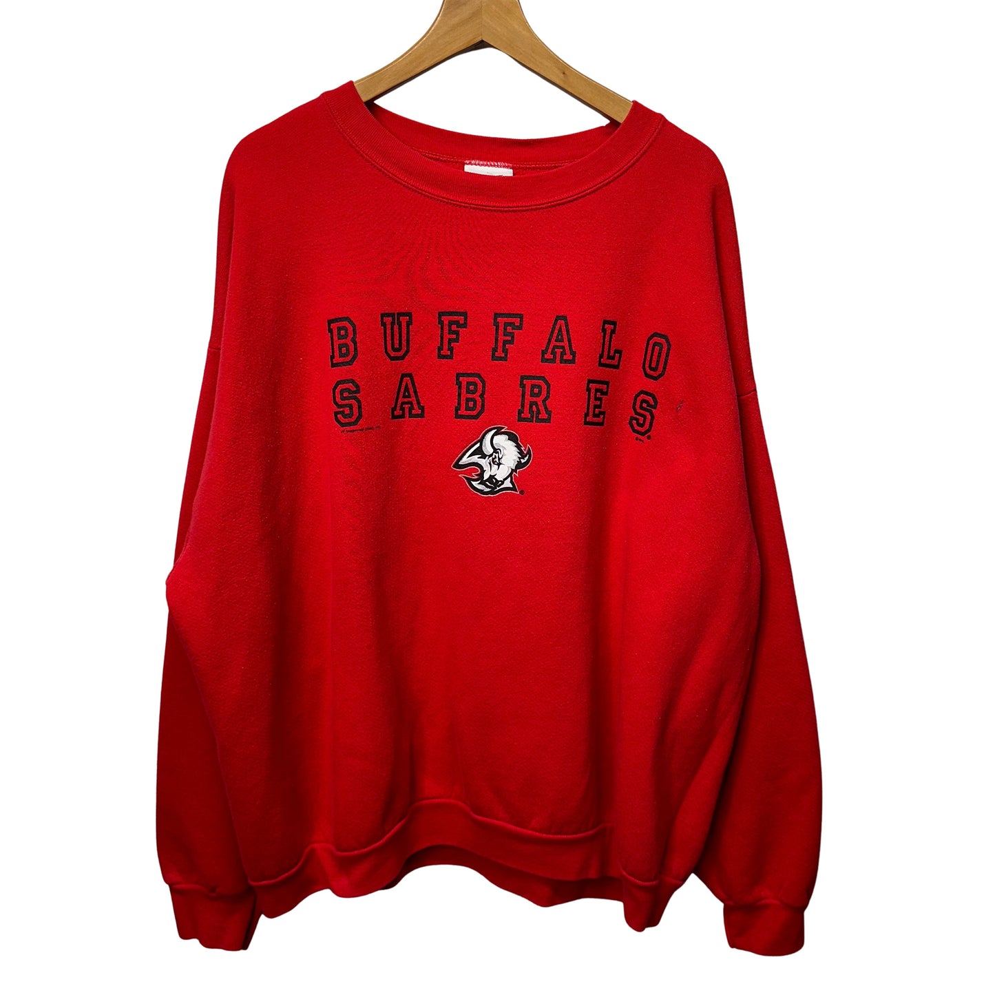 Vintage Buffalo Sabres Goathead Crewneck Sweatshirt XL