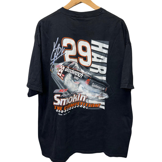 Vintage Y2K Kevin Harvick NASCAR Racing Shirt XXL 2XL