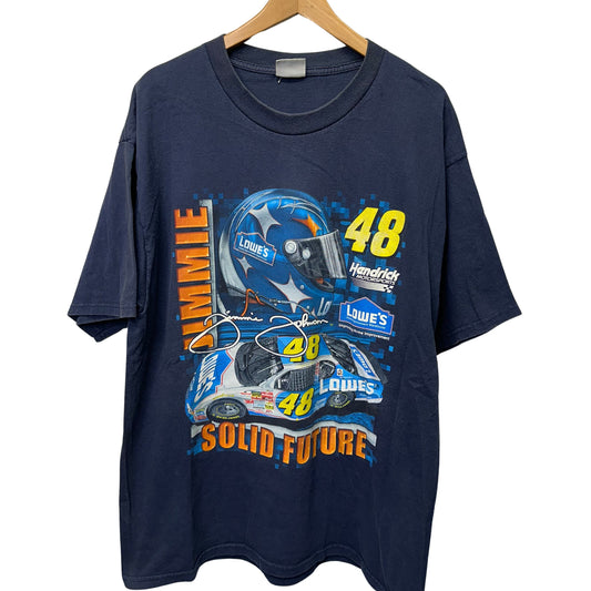 Vintage 90s Jimmie Johnson NASCAR Racing Shirt XL