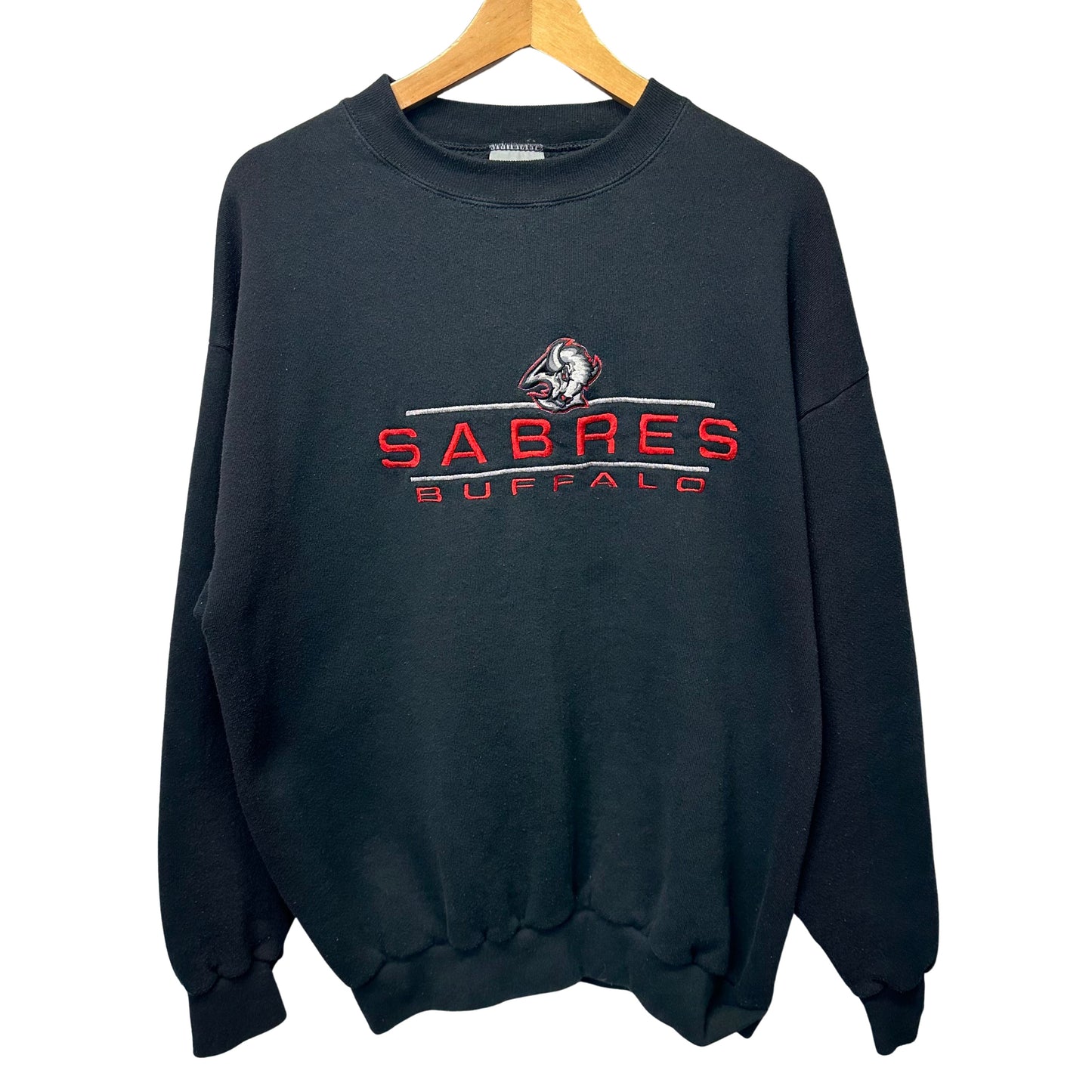 Vintage Buffalo Sabres Goathead Crewneck Sweatshirt Large