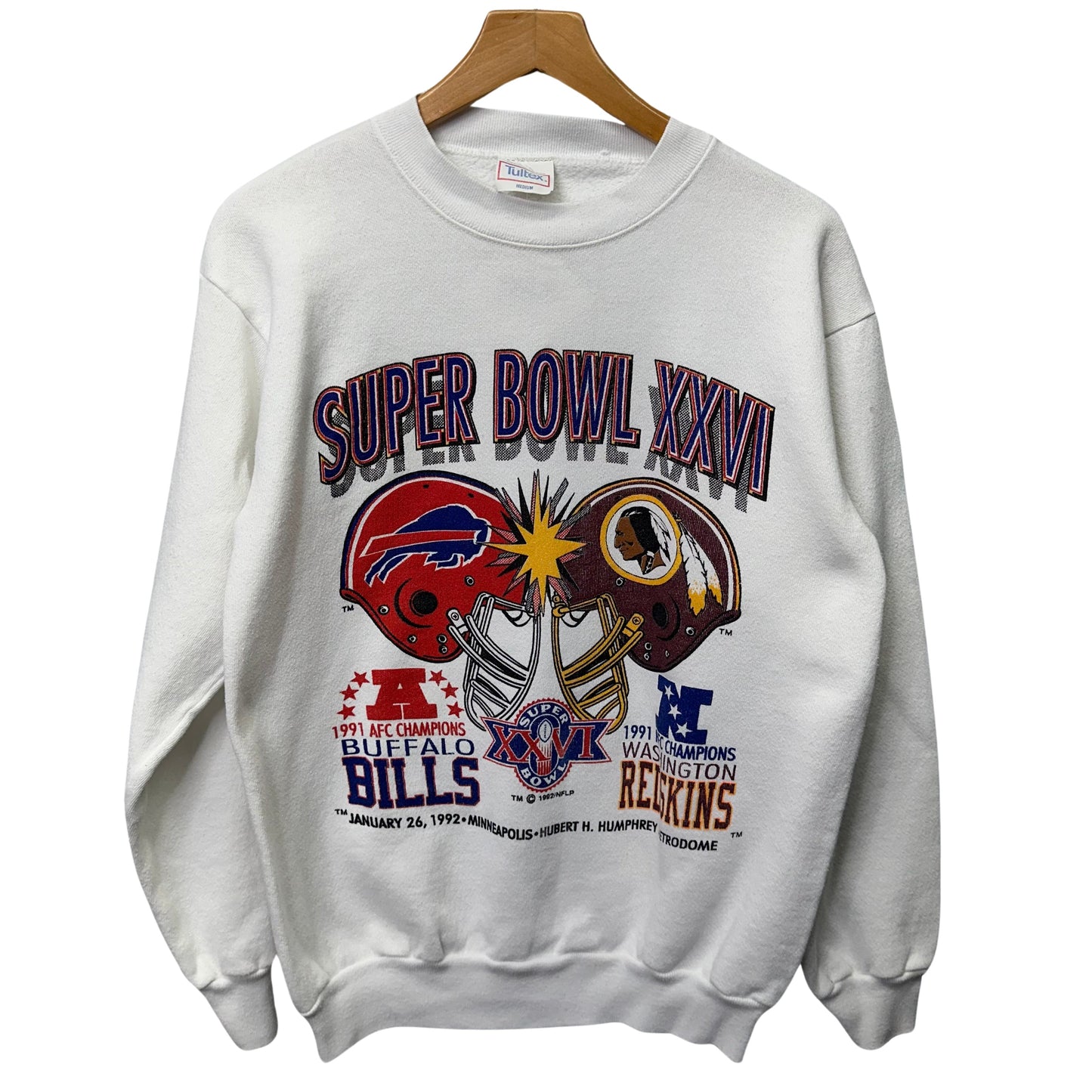 Vintage Buffalo Bills Crewneck Sweatshirt Medium