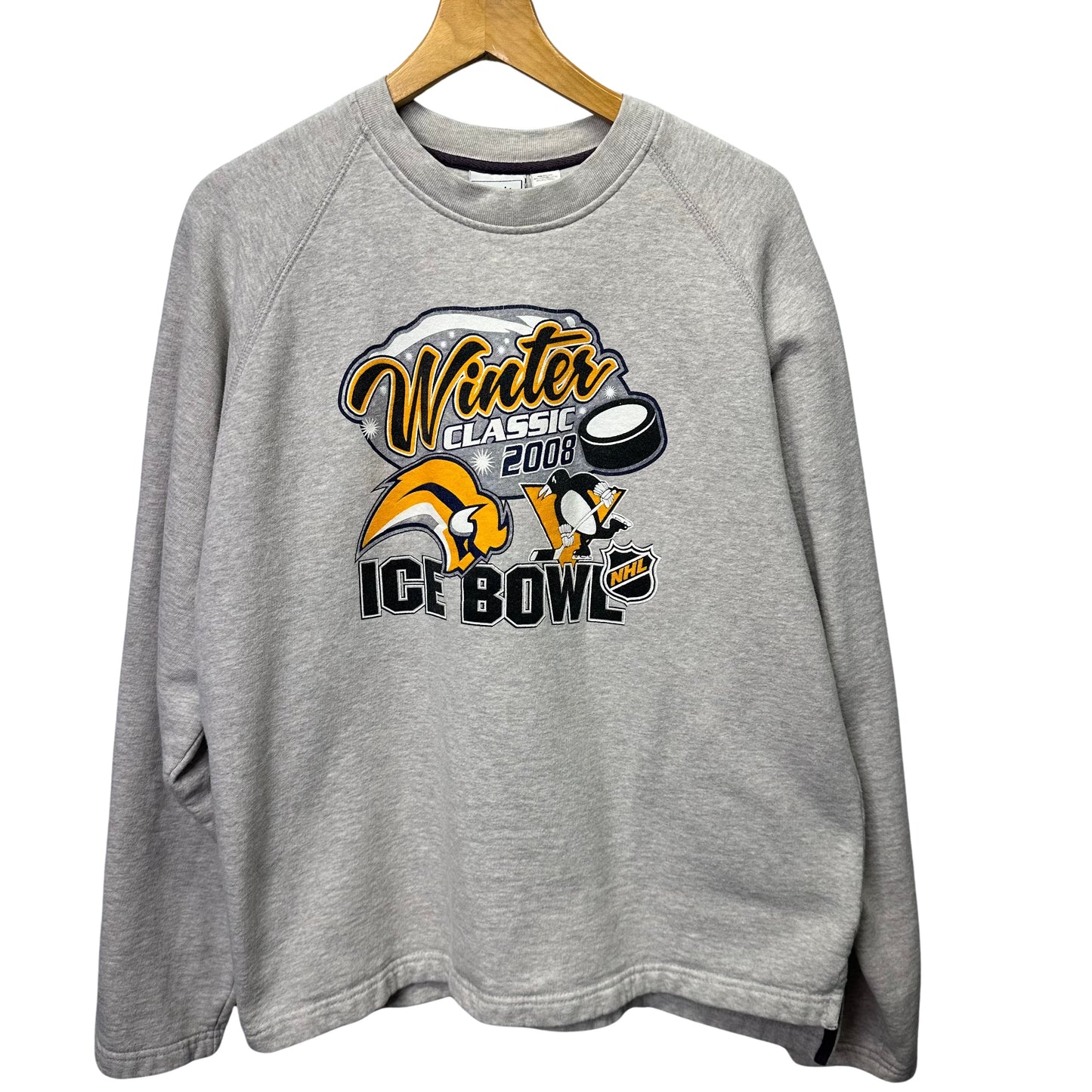 Vintage Buffalo Sabres Winter Classic Crewneck Sweatshirt Medium-Large