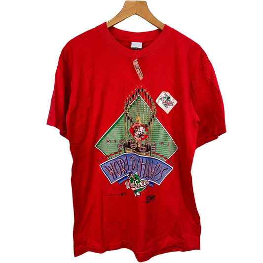 1990 Cincinnati Reds World Series Deadstock Shirt Large