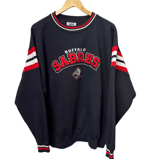 Vintage Buffalo Sabres Goathead Crewneck Sweatshirt XL