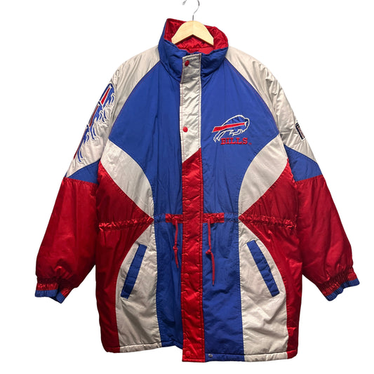 Vintage Buffalo Bills Parka Puffer Jacket Large