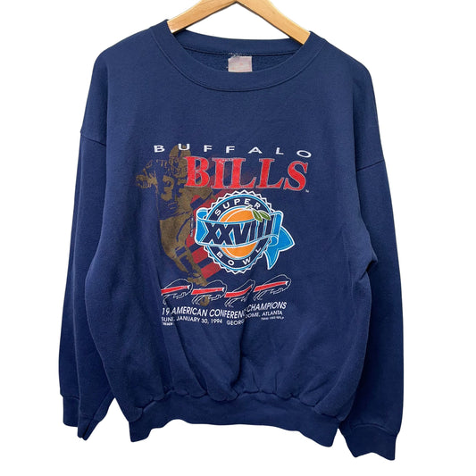 Vintage Buffalo Bills Crewneck Sweatshirt XL