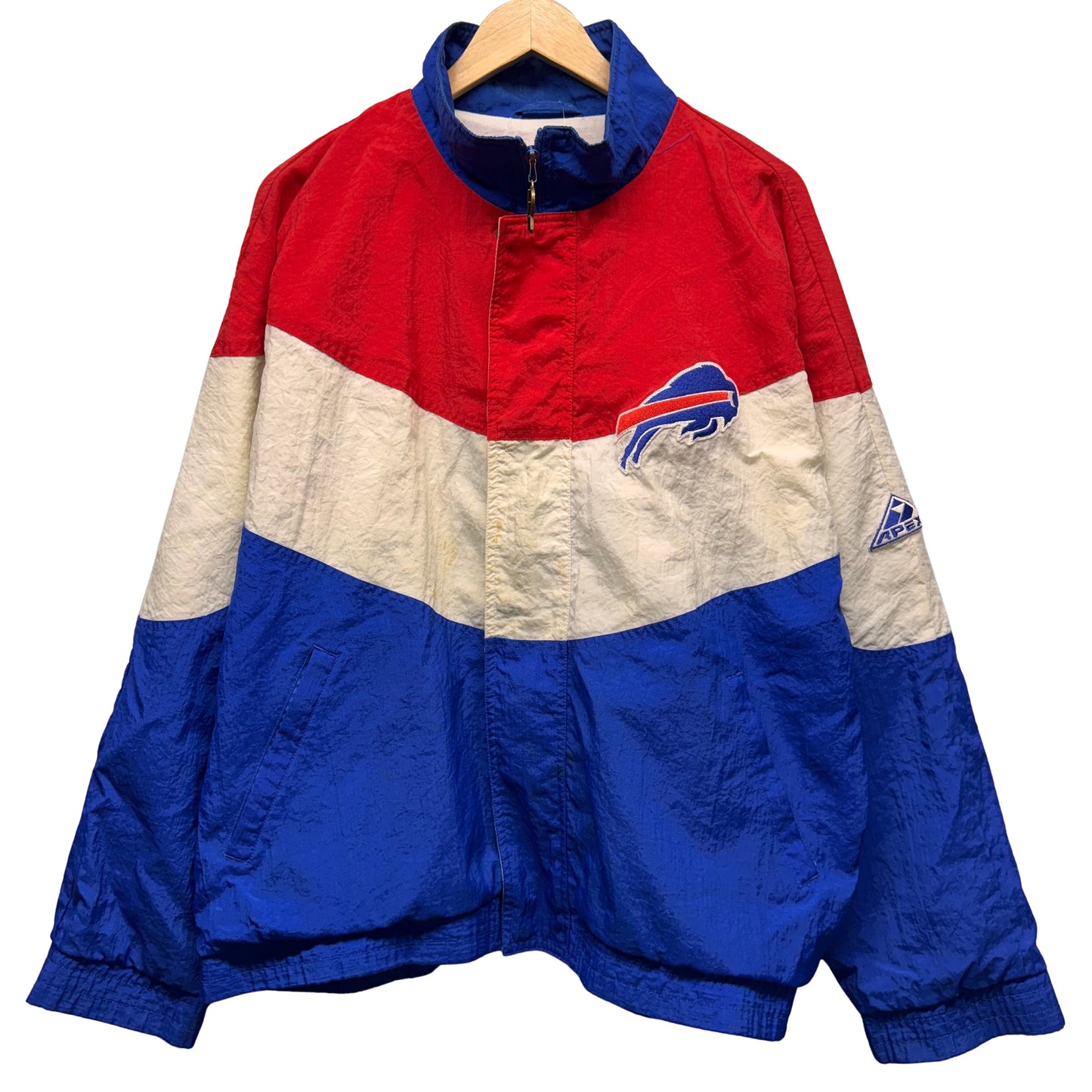 Vintage Buffalo Bills Apex Windbreaker Jacket Large