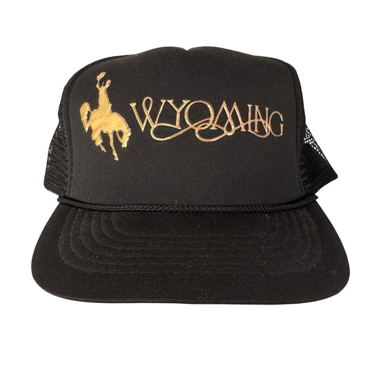 Vintage University of Wyoming Cowboys Trucker Snapback Hat