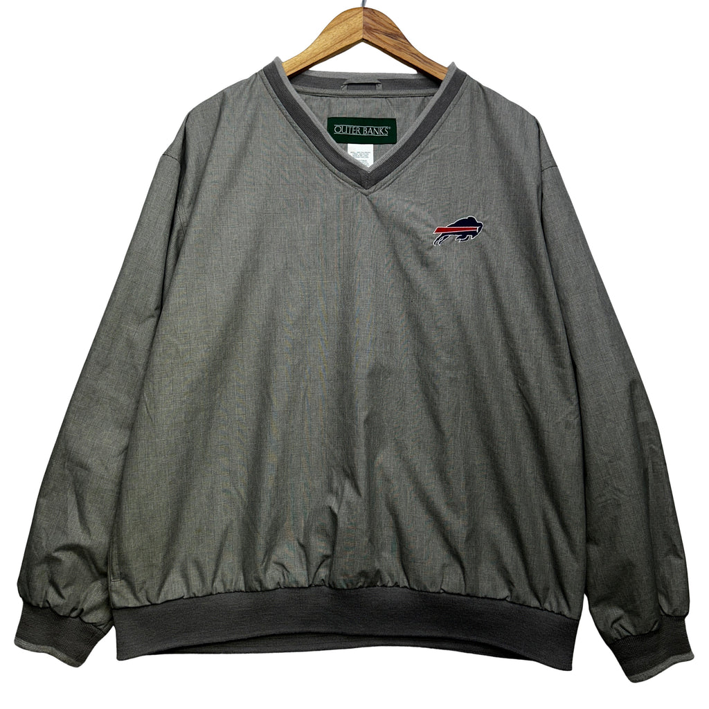 Vintage Buffalo Bills Plaid Pullover Windbreaker Jacket Large