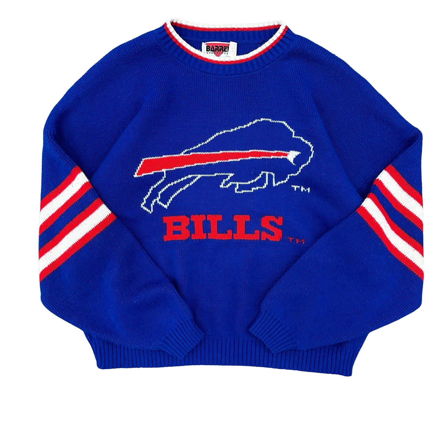 Vintage Buffalo Bills Knit Sweater Sweatshirt XL