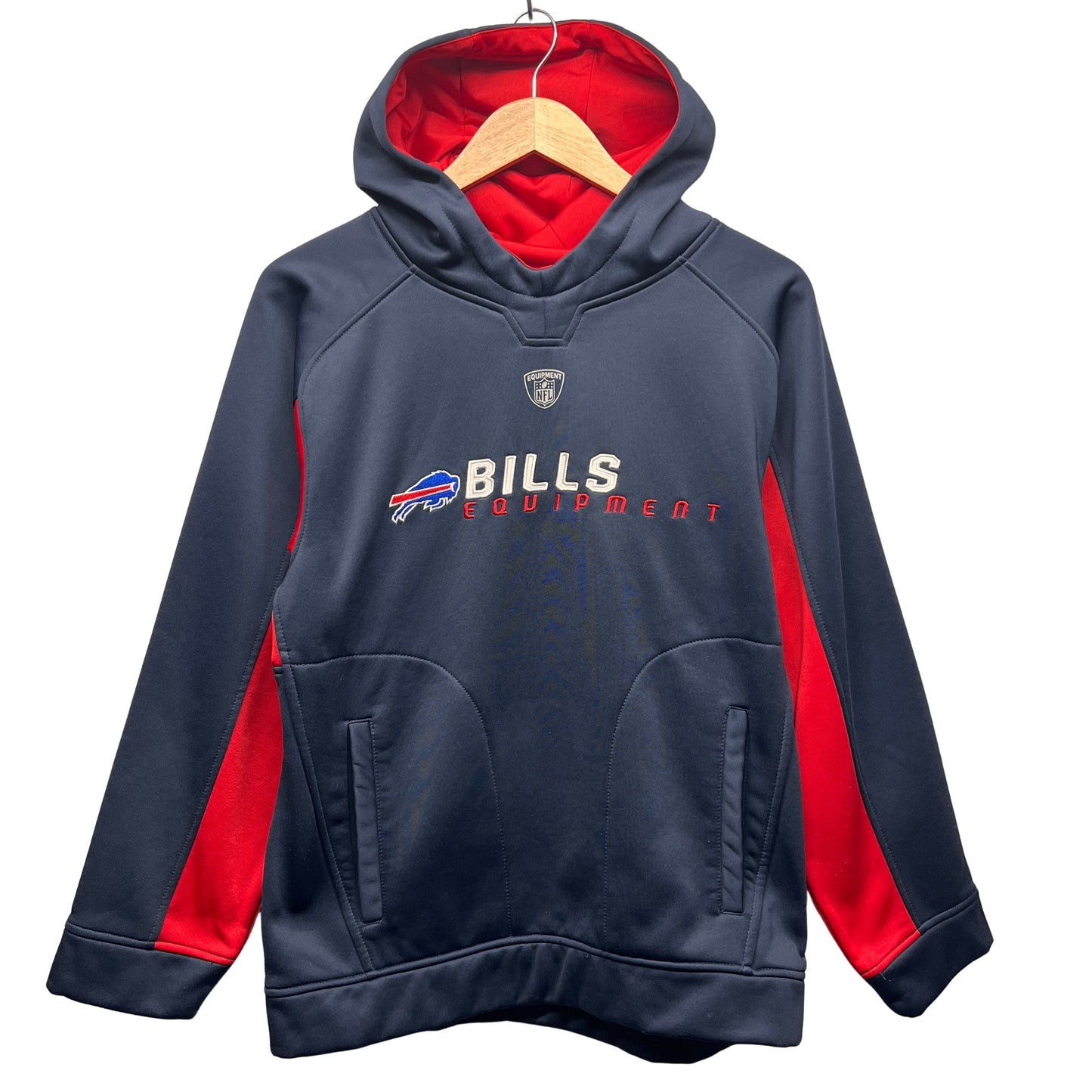 Vintage Buffalo Bills Y2K Hoodie Sweatshirt Medium