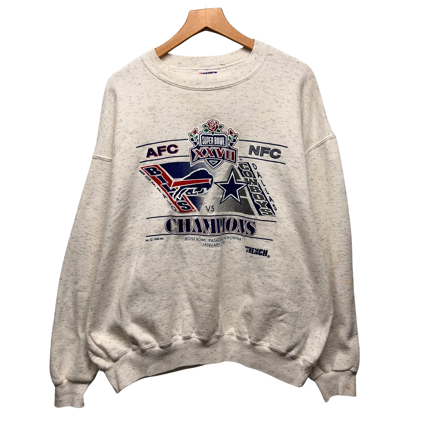 Vintage Buffalo Bills 1993 Super Bowl Crewneck Sweatshirt XL