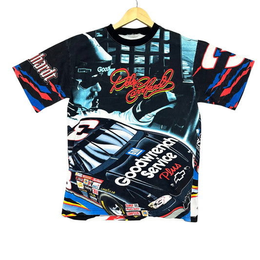 Vintage Nascar Dale Earnhardt All Over Print Shirt Large