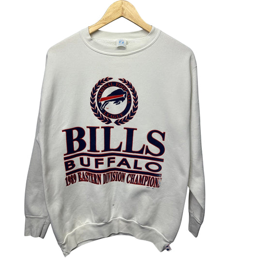 Vintage Buffalo Bills 1989 Division Champs Crewneck Sweatshirt Large