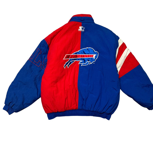 Vintage Buffalo Bills Starter Puffer Jacket Large