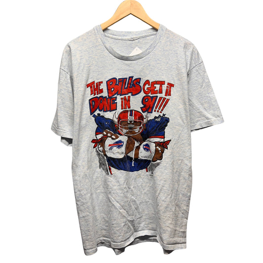 Vintage Buffalo Bills Get It Done In ‘91 Cartoon Shirt Large