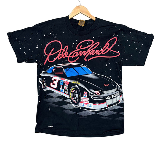 Vintage Nascar Dale Earnhardt All Over Print Shirt Large