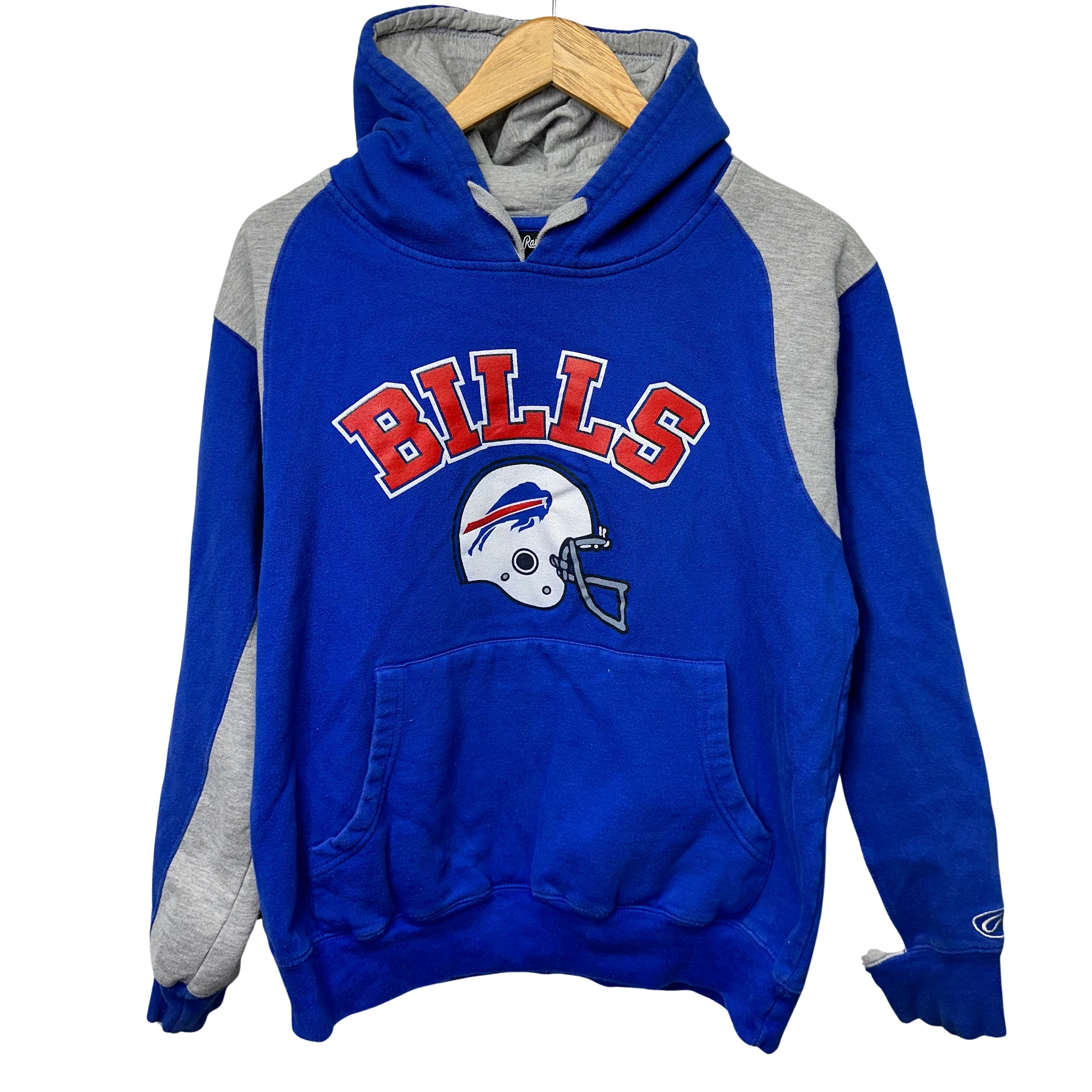 Vintage Buffalo Bills Hoodie Sweatshirt Small-Medium