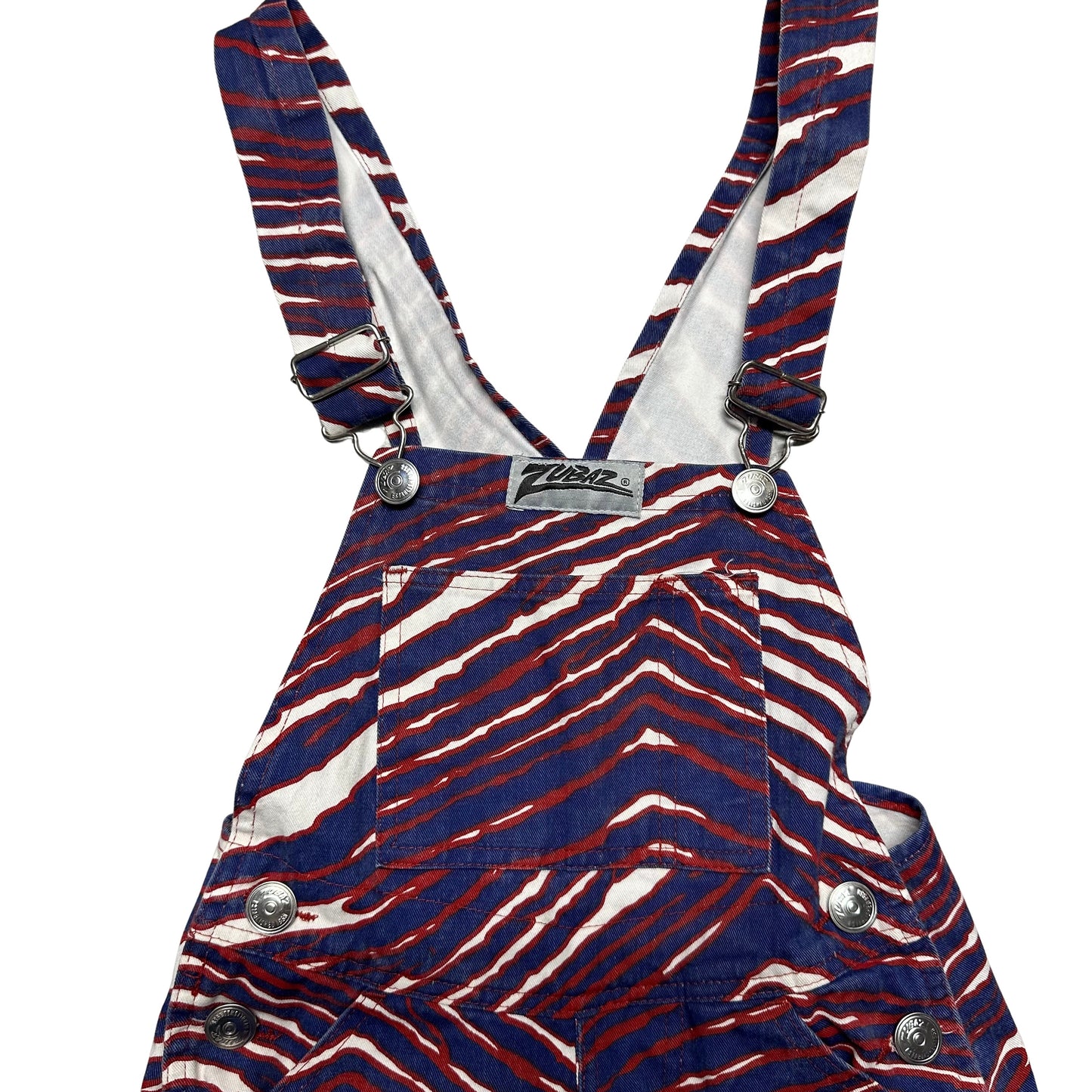 Vintage Buffalo Bills Zubaz Denim Overalls Women’s XS-Small