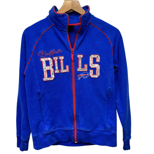 Vintage Buffalo Bills Full Zip Sweatshirt Women’s Small