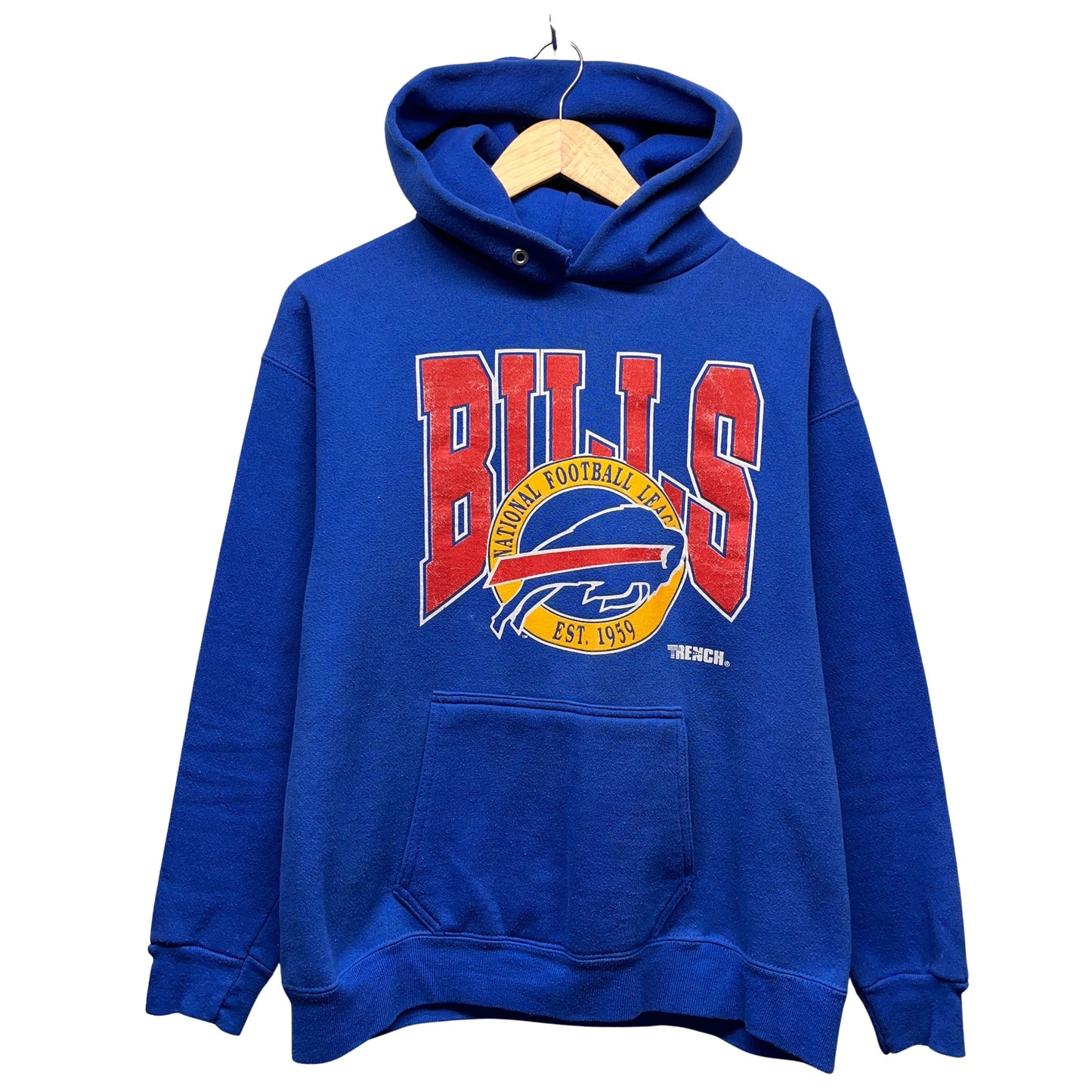 Vintage Buffalo Bills Hoodie Sweatshirt Small-Medium