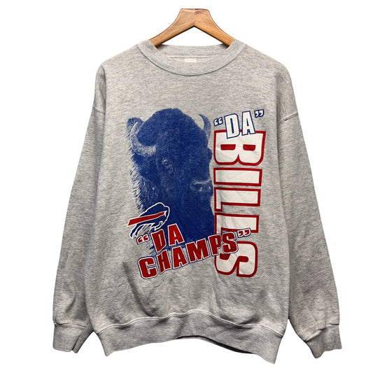 Vintage Buffalo Bills Da Champs Crewneck Sweatshirt Large