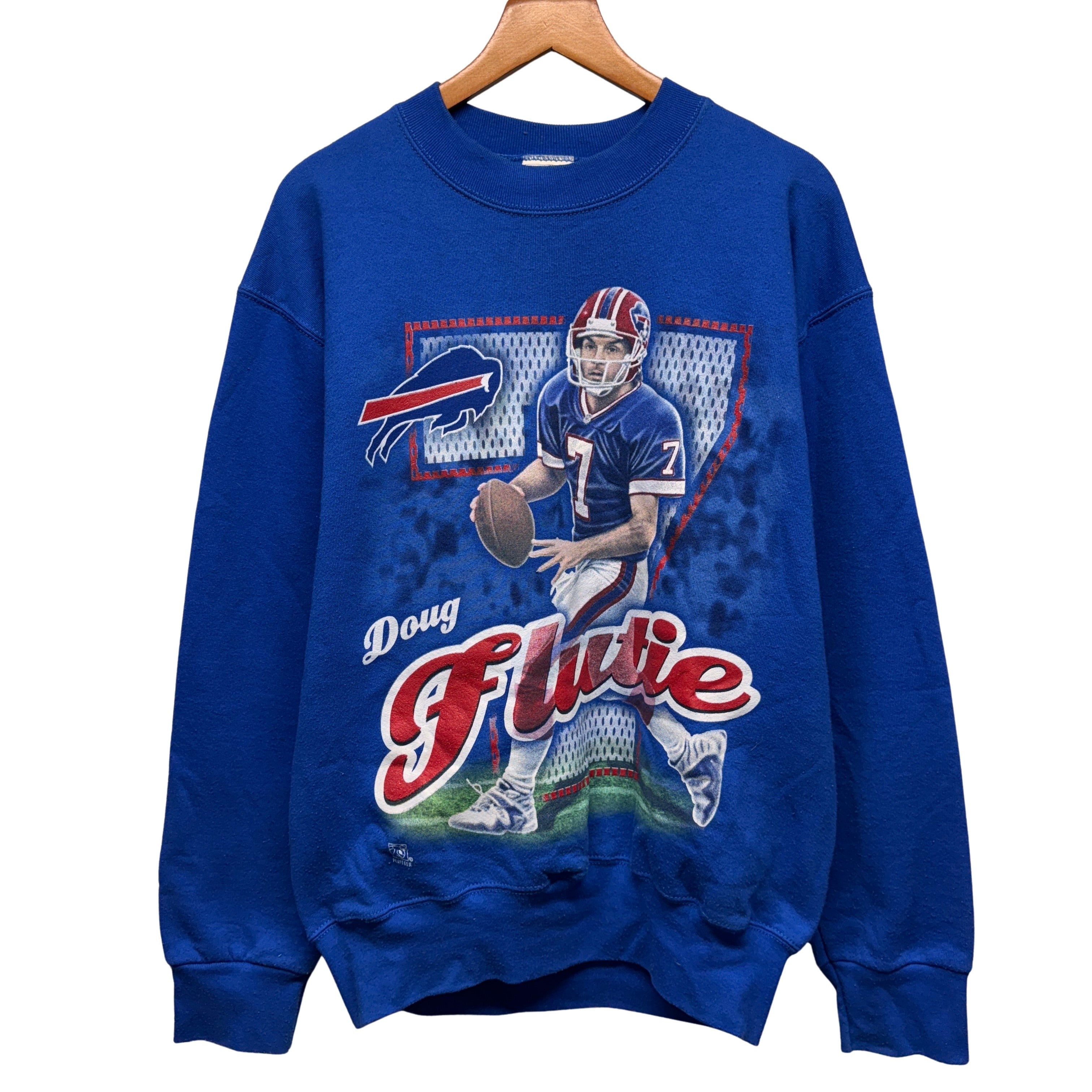 Vintage 80s Mens Medium Buffalo Bills University outlet UB Script Crewneck Sweater USA