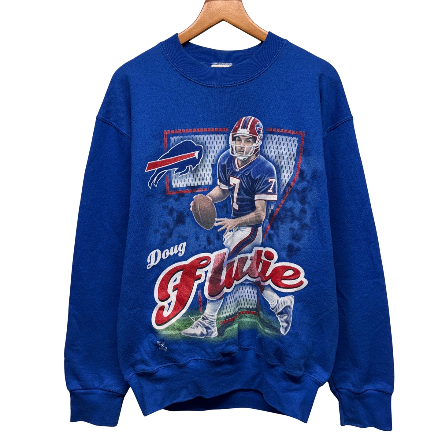 Vintage Buffalo Bills Doug Flutie Crewneck Sweatshirt Medium