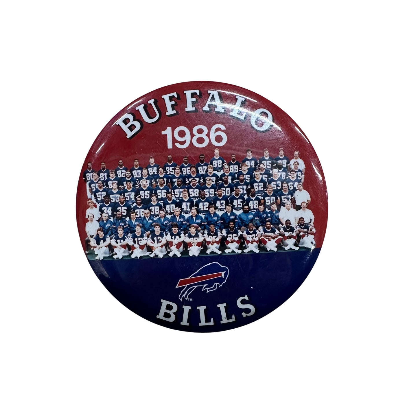 Vintage Buffalo Bills 1986 Large Pin