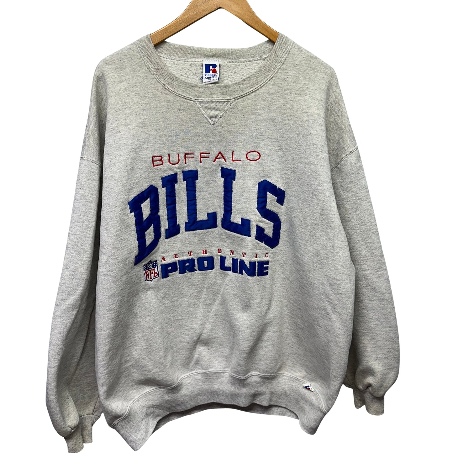 Vintage Buffalo Bills Embroidered Crewneck Sweatshirt 2XL XXL