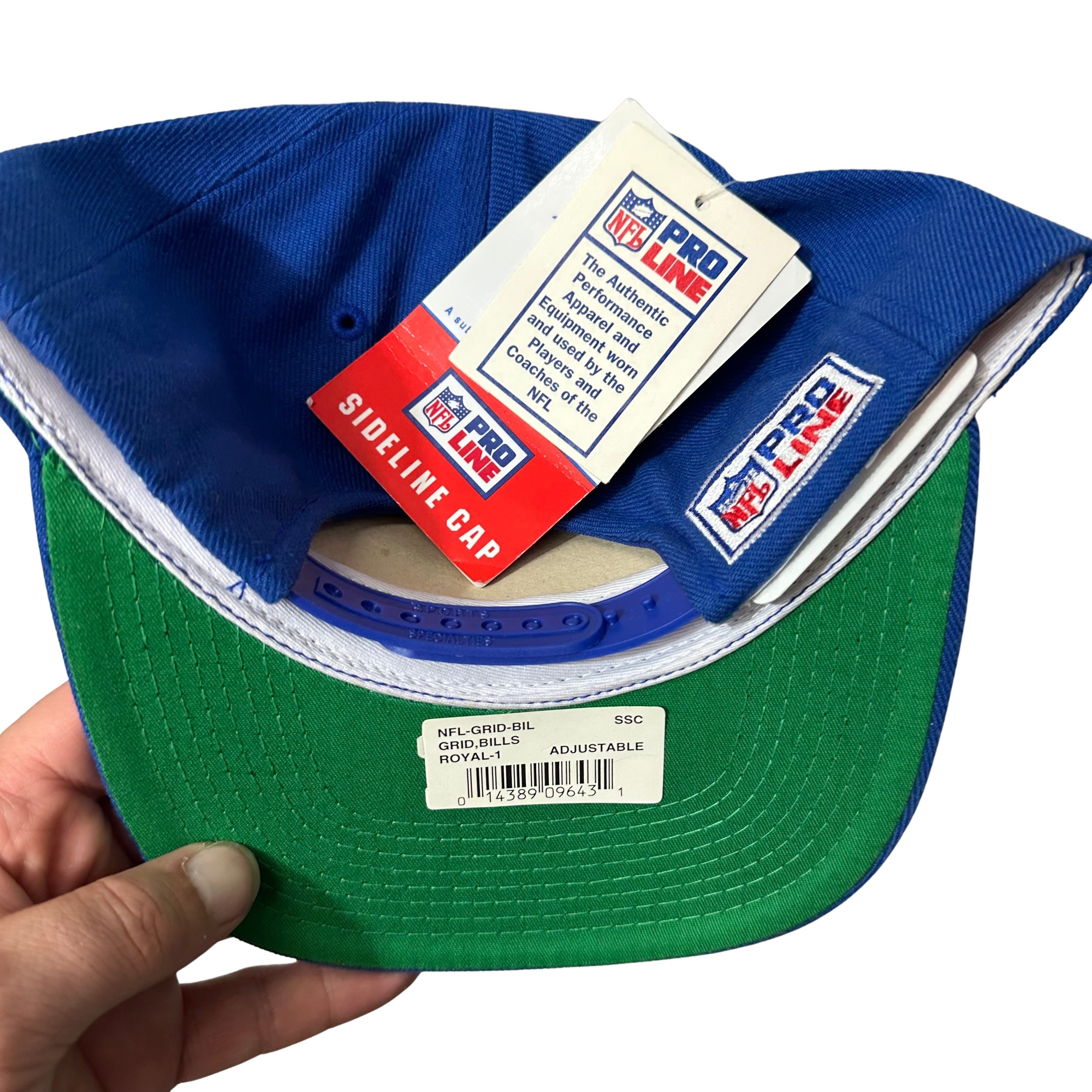 Vintage Deadstock Buffalo Bills Sports Specialties Grid Snapback Hat