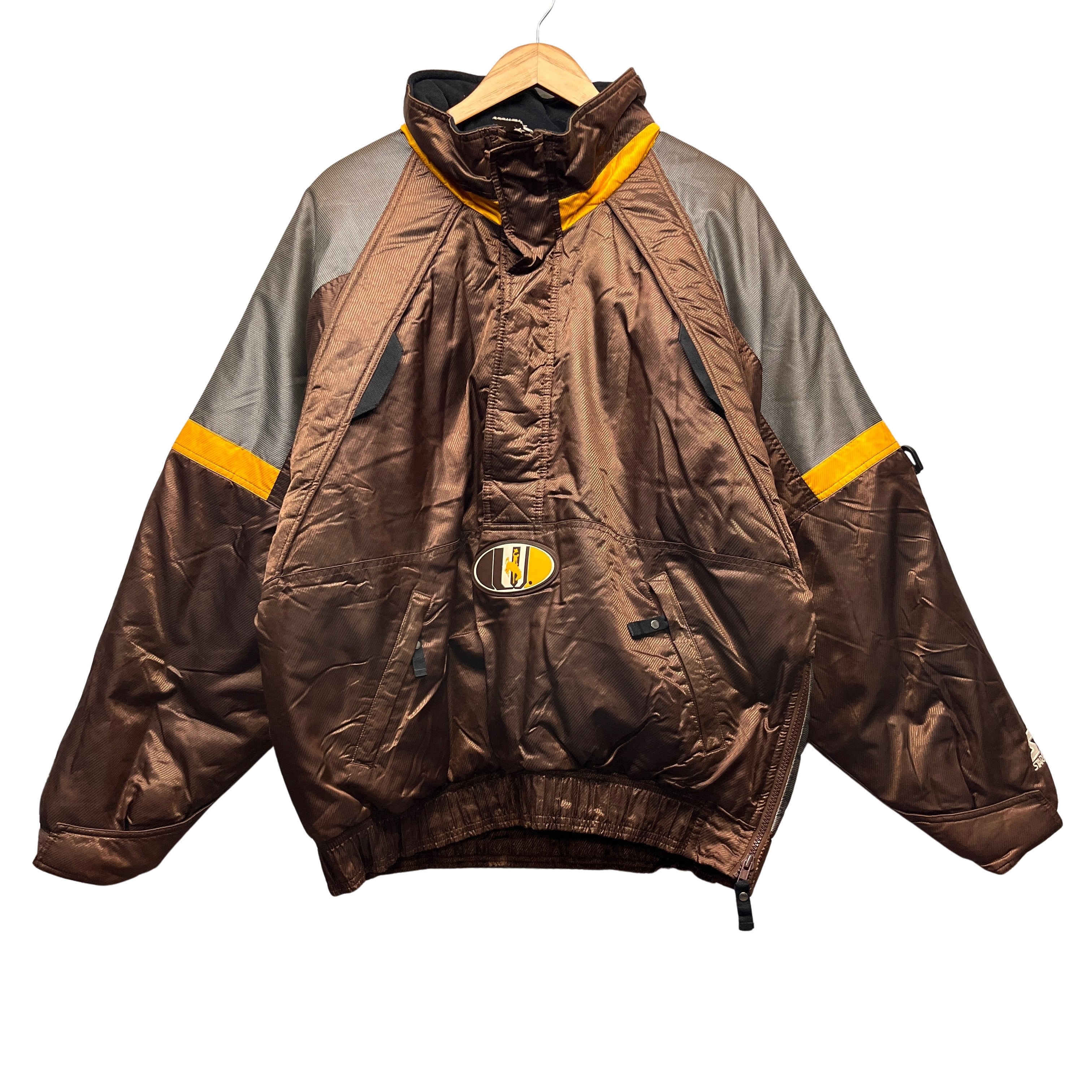 Vintage Wyoming Cowboys Buffalo Bills Starter Puffer Jacket Medium
